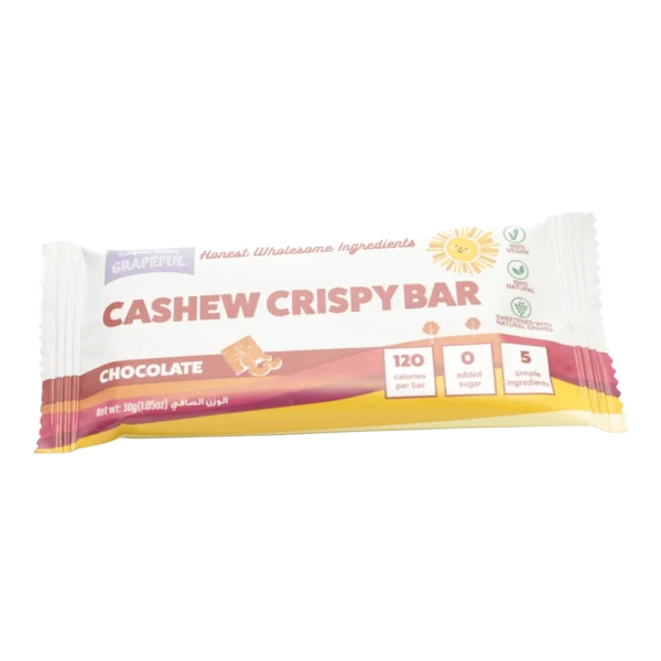 Kamakan cashew crispy chocolate bar 30g GFL0002