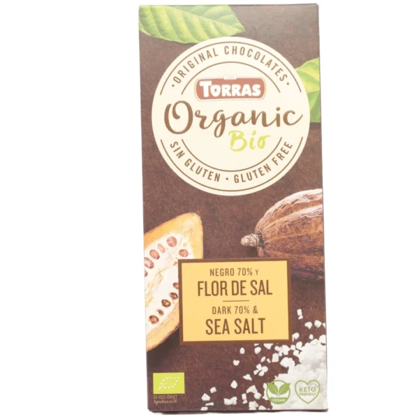 Kamakan chocolate tablet 70 seasalt Torras NAB0034